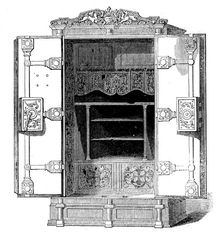 The International Exhibition: safe by Wertheim and Wiesse, of Vienna, 1862. Creator: Unknown