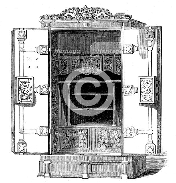 The International Exhibition: safe by Wertheim and Wiesse, of Vienna, 1862. Creator: Unknown.