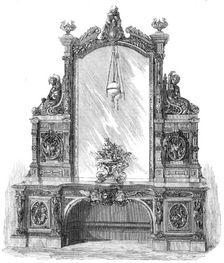 The International Exhibition: sideboard by Gillow, 1862. Creator: Unknown