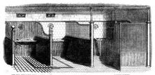 The International Exhibition: stable fittings by Messrs. Musgrave Brothers..., 1862. Creator: Unknown