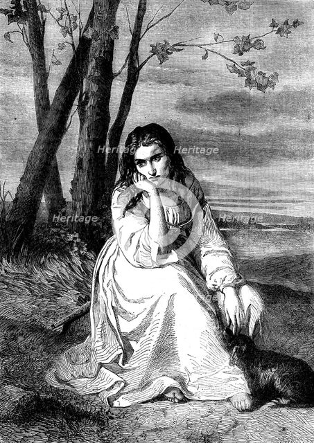 The International Exhibition - Sterne's "Maria", by Andrea Appiani Jun., of Milan, 1862. Creator: W Thomas.