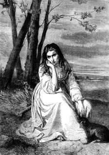 The International Exhibition - Sterne's "Maria", by Andrea Appiani Jun., of Milan, 1862. Creator: W Thomas