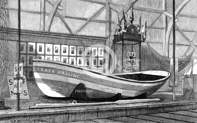 The International Fisheries Exhibition: Grace Darling's boat, 1883. Creator: Unknown.