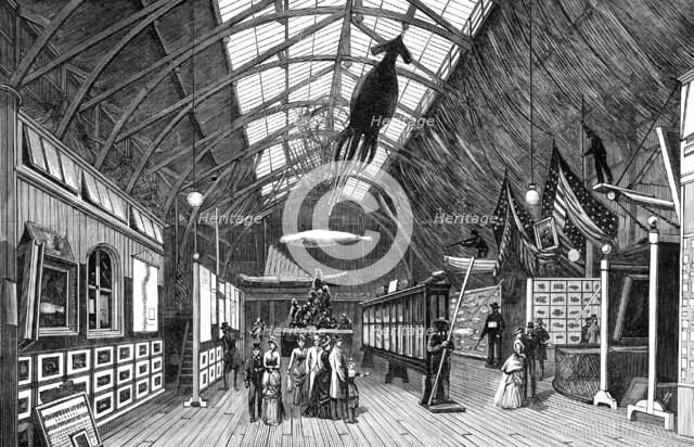 The International Fisheries Exhibition: the Canadian Court, 1883. Creator: Unknown.