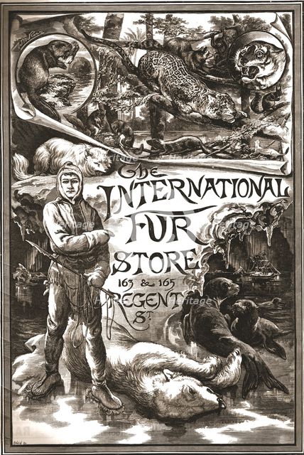 ''The International Fur Store, 163-165 Regent Street', 1888. Creator: Unknown.