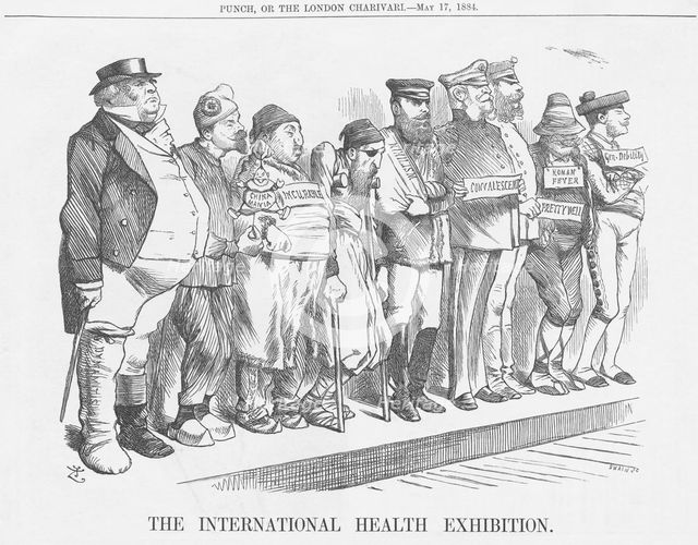 'The International Health Exhibition', 1884. Creator: Joseph Swain.
