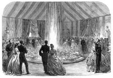 The International Naval Festival at Portsmouth:… the illuminated fountain at the ball..., 1865. Creator: Unknown