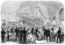 The International Naval Festival at Portsmouth: ball at the Naval College, 1865. Creator: Unknown
