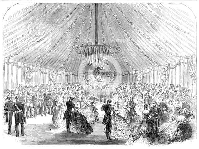 The International Naval Festival at Portsmouth:...ball [for] the officers of the French fleet, 1865. Creator: Unknown.