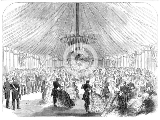 The International Naval Festival at Portsmouth:...ball [for] the officers of the French fleet, 1865. Creator: Unknown.