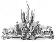 The International Volunteer Challenge Trophy to be shot for at the Wimbledon Meeting, 1865. Creator: Unknown