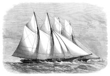 The International Yacht Races: start off the east end of the Isle of Wight, 1870. Creator: Unknown