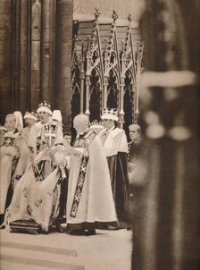 The Inthronization of His Majesty, who is seen crowned and sceptred 1937