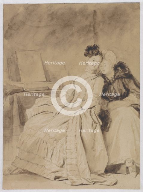 The Intimate Conversation, ca 1778. Artist: Fragonard, Jean Honoré (1732-1806)