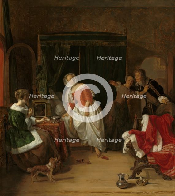 The Intruder, c. 1660. Creator: Gabriel Metsu.