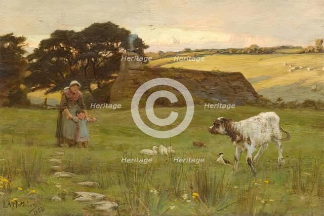 The Introduction, 1882. Creator: Sir Ernest Albert Waterlow.