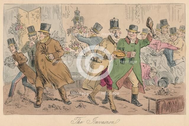 'The Invasion', 1865. Artist: Hablot Knight Browne.