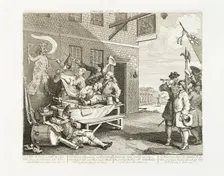 The Invasion - England, 1756. Creator: William Hogarth