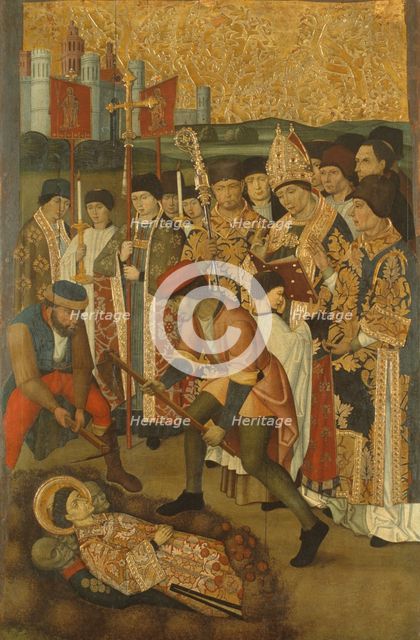 The Invention of the Body of Saint Stephen. Artist: Vergós Family (active End of 15th cen.y)