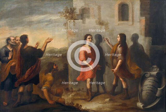 The invention of the painting, 1665.