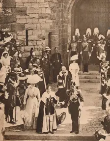 The investiture of the Prince of Wales at Caernarvon Castle, 13 July 1911 (1935)
