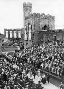 The investiture of the Prince of Wales at Caernarvon Castle, 1st July 1969. Creator: Unknown