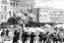 The Irish Orange Riots in New York, 1871. Creator: Unknown
