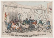 The Irish Ambassadors Extraordinary, A Gallante Show, March 7, 1789., March 7, 1789. Creator: Thomas Rowlandson