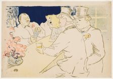 The Irish and American Bar, Rue Royale, 1896. Creator: Henri de Toulouse-Lautrec (French, 1864-1901)