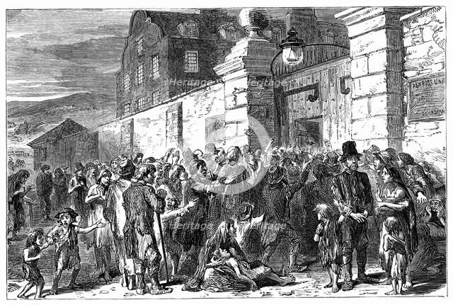 The Irish Famine, 1845-1849, (1900). Artist: Unknown