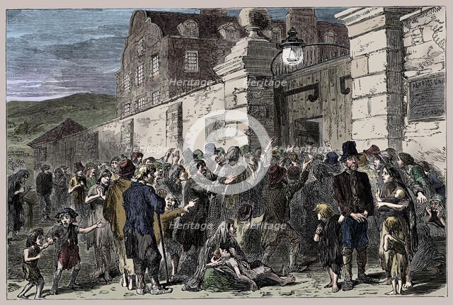 The Irish Famine, 1845-1849, (1900). Artist: Unknown.