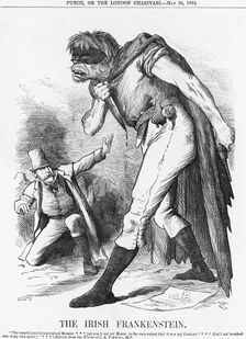 The Irish Frankenstein 1882. Creator: Joseph Swain