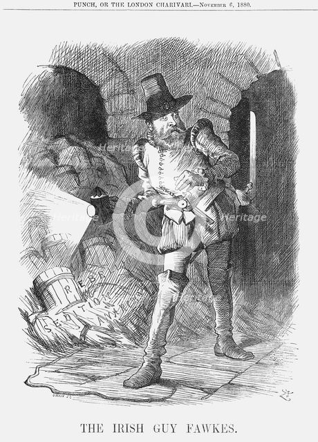 'The Irish Guy Fawkes', 1880. Creator: Joseph Swain.