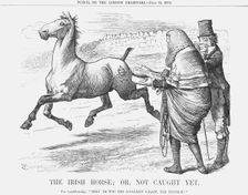 The Irish Horse; or Not Caught Yet 1879. Creator: Joseph Swain