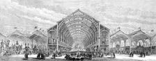 The Irish Industrial Exhibition at Cork: interior sectional view, 1883. Creator: Unknown