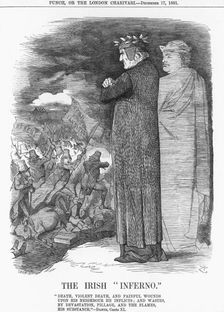 The Irish Inferno 1881. Artist: Joseph Swain