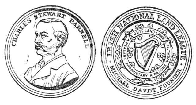 The Irish Land League Badge, 1881. Creator: Unknown.