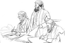 The Irish Land League Trials: Mr. F. Macdonogh, Q.C.; Mr. M'Loughlin, Q.C.; Mr. S. Walker, Q.C., 188 Creator: Wallis Mackay