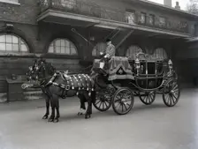 The Irish State Coach, Royal Mews London, 1953. Creator: Arthur Charles Kirby Ware