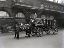The Irish State Coach, Royal Mews London, 1953. Creator: Arthur Charles Kirby Ware