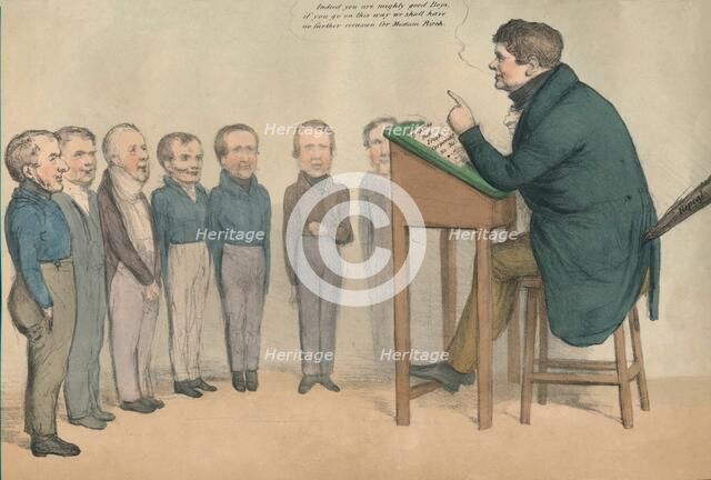 'The Irish Tutor', 1836. Creator: John Doyle.