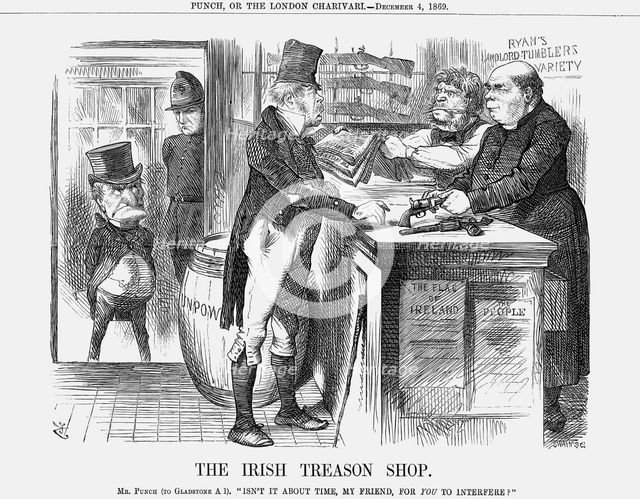 'The Irish Treason Shop', 1869. Creator: Joseph Swain.