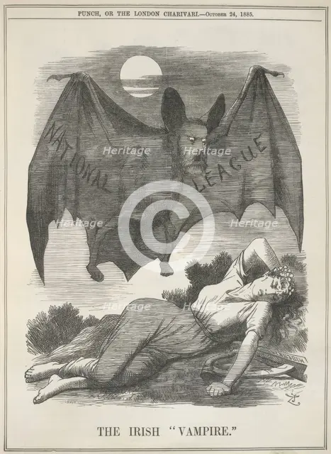 The Irish Vampire, 1885. Creator: Unknown.