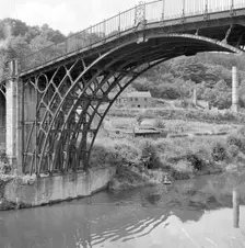 The Iron Bridge, Ironbridge, Shropshire, 1945-1980. Artist: Eric de Maré