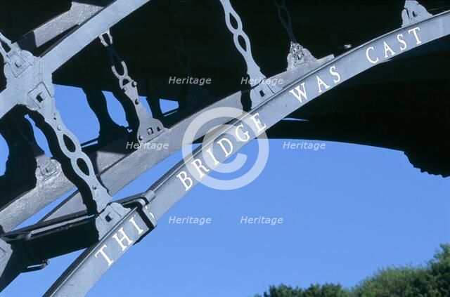 The Iron Bridge, Ironbridge, Shropshire, c2000s(?). Artist: Unknown.