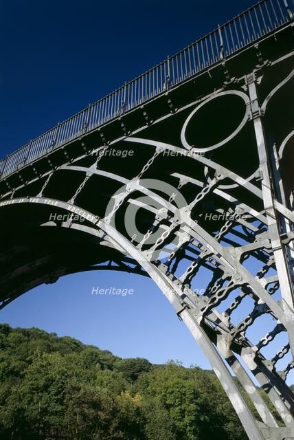 The Iron Bridge, Ironbridge, Shropshire, c2000s(?). Artist: Unknown.