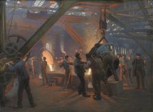 The Iron Foundry, Burmeister and Wain, 1885. Creator: Peder Severin Kroyer
