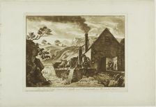 The Iron Forge between Dolgelli and Barmouth in Merioneth Shire, 1776. Creator: Paul Sandby