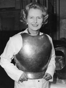 The Iron Lady puts on her armour, Coventry, 9th September 1978. Creator: Unknown