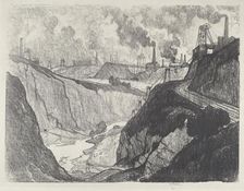 The Iron Mine, 1916. Creator: Joseph Pennell